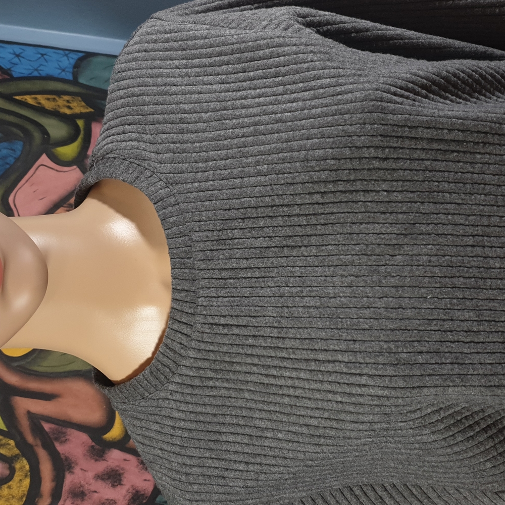 Round Neck Drop Shoulder Pullover - image 3